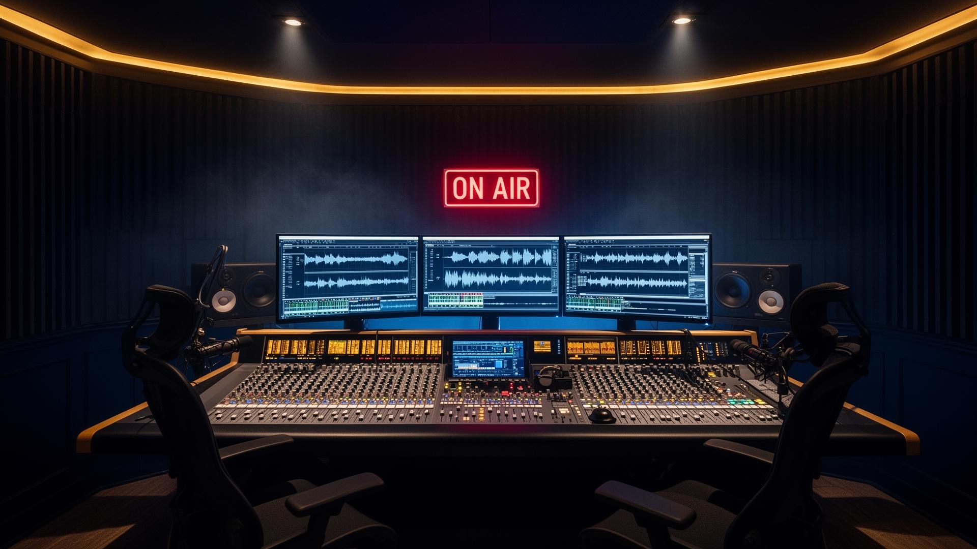 Studio control room